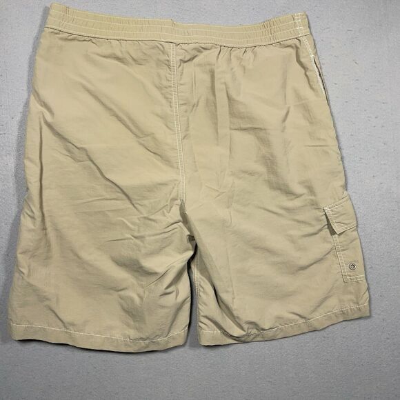 Polo‎ Ralph Lauren Board Shorts Men 36 Large Swim Shorts Cargo Lined Beige - Picture 11 of 12
